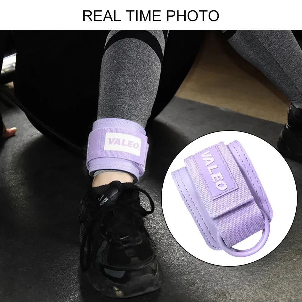 1Pcs Fitness Ankle Straps Adjustable Foot Support Padded Cuffs Ankle Weight Leg Training Brace Yoga Pilates Sport Tool Unisex